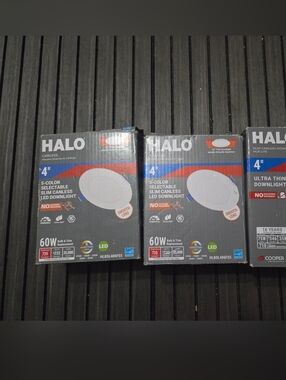 Bundle Of 3 Halo 4" Canless Lights